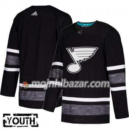 Dresovi St. Louis Blues Blank 2019 All-Star Adidas Crna Authentic - Dječji
